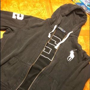 Polo Ralph Lauren big horse zip up hoodie